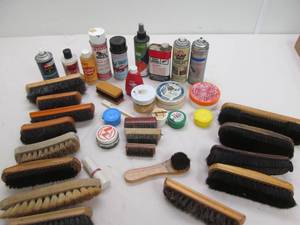 leather shoe polishing supplies
