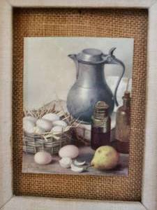 lot 136 image: Chic Contemporary Framed Still Life