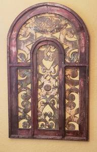 lot 245 image: Rustic Window Wall Hanging