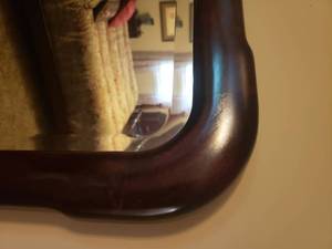 lot 63 image: Sleek Contemporary Mirror