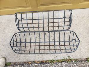 lot 327 image: Iron Window Box Baskets
