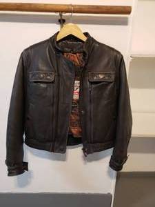 lot 155 image: Medium Womens First Gear Leather Biker Jacket