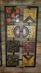 lot 131 image: Modern Contemporary Metal Wall Art Panel