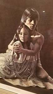 lot 133 image: Penni Anne Cross Signed Print  Hold MeManWoman Series II