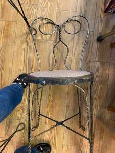 Vintage Ice Cream Parlor Chairs