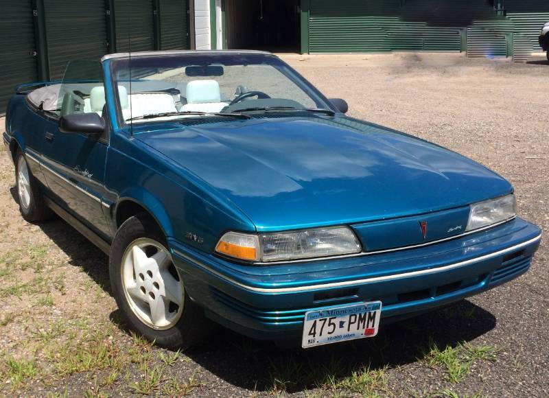 GET YOUR THELMA & LOUISE ON IN THIS RARE & GORGEOUS CLASSIC VEHICLE! 1993 Pontiac  Sunbird CV SSE Sporty Convertible Blue WOW Only 71,554 Miles Nice  Condition! | #1230 GET YOUR THELMA