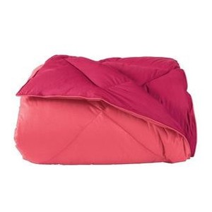 St. Tropez Reversible RDS Certified Down Comforter - RaspberryCalypso Coral - FullQueen, C2Q1-FQ-RSPCALCR - NEW