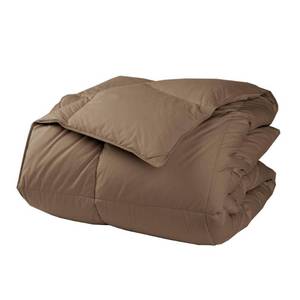 LaCrosse Medium Warmth Mocha Full Down Comforter, C3F4-F-MOCHA - NEW