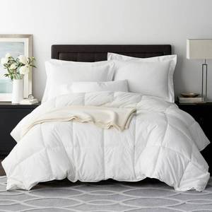 Legends Luxury Geneva PrimaLoft Deluxe Medium Warmth White King Down Alternative Comforter, C1Z2-K-WHITE - NEW