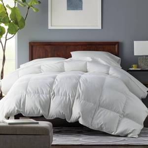 Alberta Medium Warmth White Full Euro Down Comforter, C2Y2-F-WHITE - NEW