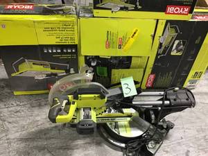 RYOBI MITER SAW & TOOLS CUSTOMER RETURNS SEE PICS