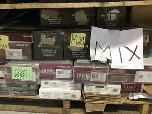 MIXED PALLET OF ASSORTED FLOORING CUSTOMER RETURNS SEE PICS