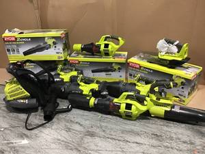 RYOBI ASSORTED OUTDOORLAWN TOOLS CUSTOMER RETURNS SEE PICS