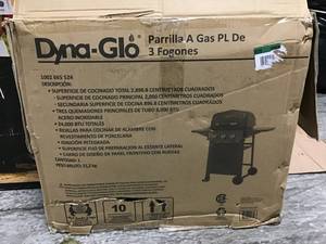PALLET WITH ASSORTED DYNA-GLO GRILLS DIFFERENT TYPES & SIZES CUSTOMER RETURNS SEE PICS