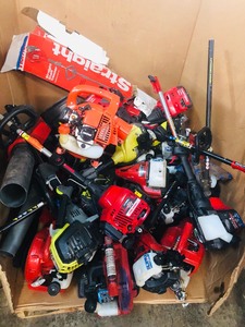 Pallets whit Salvage outdoor tools for parts o repairs
