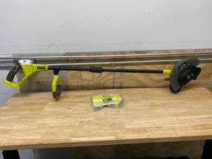 lot 30 image: RYOBI ONE 9 in. 18-Volt Lithium-Ion Cordless Battery Edger (Tool Only)