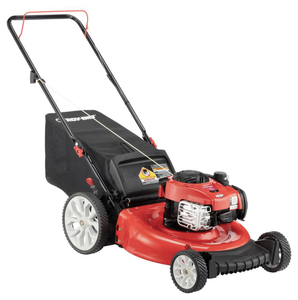 lot 47 image: TROY-BILT 21 in. 140 cc 550ex Series Briggs & Stratton Gas Walk Behind Push Mower with 2-in-1 Cutting TriAction Cutting System