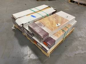 lot 69 image: HOME DECORATORS COLLECTION Lot of 7 cases of Horizontal Toast 58 in. T x 5 in. W x 38.59 in. L Solid Bamboo Flooring(24.12 sq. ft.  case)
