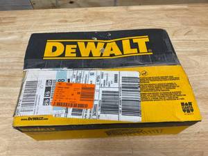 lot 83 image: DEWALT 1-34 in. x 0.080 in. Galvanized Metal Ring Shank Coil Nails (4200-Pieces)