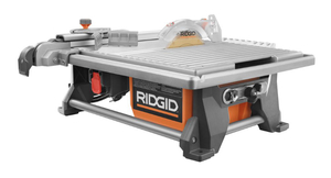 lot 90 image: RIGID 6.5 Amp Corded 7 in. Table Top Wet Tile Saw