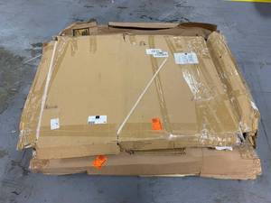lot 98 image: Lot of 2- Wire Shelving in White