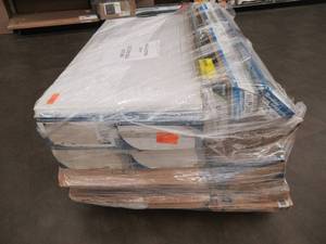 lot 16 image: WHOLESALE MIXED PALLET OF LITHONIA LIGHTING SHOP LIGHTS