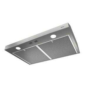 lot 26 image: Broan Glacier 24 in. Convertible Range Hood in Stainless Steel BCSD124SS