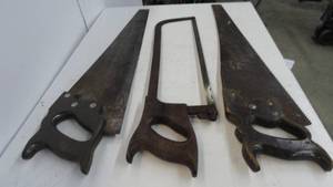 lot 75 image: Vintage Saws