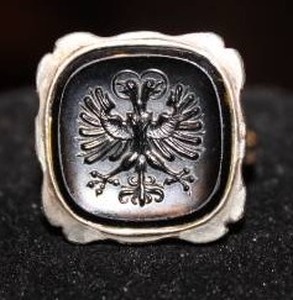 Vintage Russian Double-Headed Eagle Ring