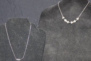 Modern Black Silver & Pewter Necklaces