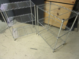 lot 707 image: METAL SHELF UNITS