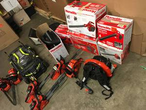 GAYLORD FULL OF OUTDOORLAWN TOOLS CUSTOMER RETURNS SEE PICS
