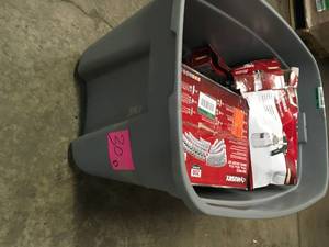BIN FULL OF ASSORTED HUSKY TOOLS CUSTOMER RETURNS SEE PICS