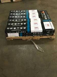 PALLET WITH 22 CASES OF LUX FLOORING TUSCANY CUSTOMER RETURNS SEE PICS