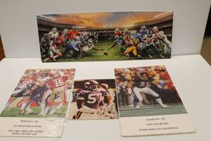 lot 32 image: Football Memorabilia Photos Lot On Foam Boards