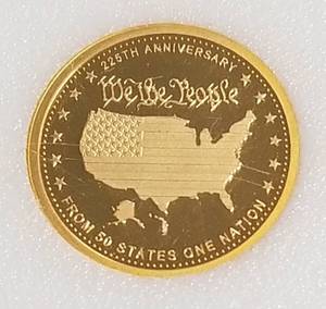 2012 $5 COOK ISLANDS .24K 110th OZ GOLD