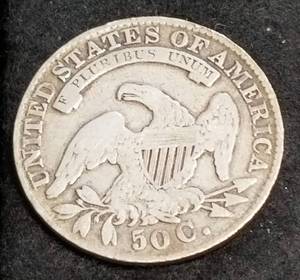 1833 US BUST HALF DOLLAR