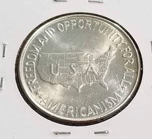 1952 WASHINGTON-CARVER US HALF DOLLAR SILVER COMMEMORATIVE