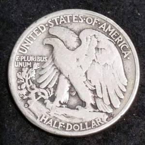 1939 WALKING LIBERTY SILVER HALF DOLLAR