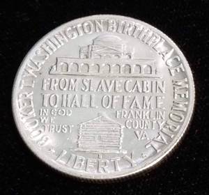 1950-S US COMMEMORATIVE BOOKER T WASHINGTON SILVER HALF DOLLAR