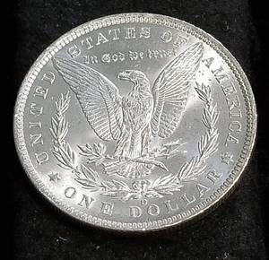 1885-O MORGAN SILVER DOLLAR UNC