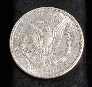 1921-D MORGAN SILVER DOLLAR