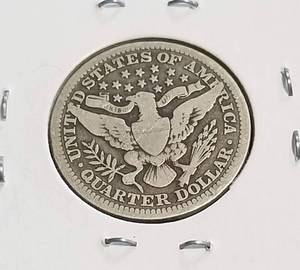 1911 BARBER SILVER QUARTER
