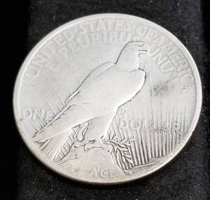 1921 PEACE SILVER DOLLAR HIGH RELIEF KEY DATE COIN