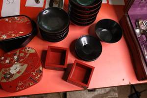 lot 84 image: 20 piece vintage Japanese serving set