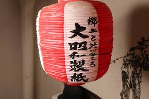 lot 107 image: Pelican Royal Japanese lantern in box