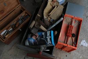 lot 143 image: Lot of three toolboxes plus contents