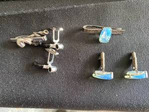 lot 90 image: Japanese and Musical Cuff link sets