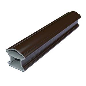 Fiberon 6 Classic 2-Pack Chestnut Brown Composite Deck Handrail, RL PK 72IN CLASS DW - Top and Bottom Rail - NEW