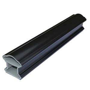 Midnight Black Fiberon 6 Classic 2-Pack Composite Deck Handrail, RL PK 72IN CLASS BL - Top and Bottom Rail - NEW